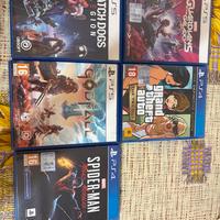 Giochi ps4/ps5 leggere le descrizioni !!