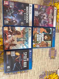 Giochi ps4/ps5 leggere le descrizioni !!