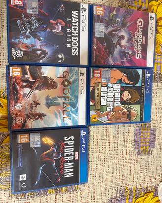 Giochi ps4/ps5 leggere le descrizioni !!
