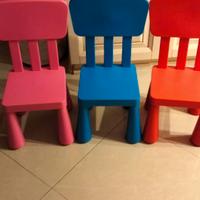 Tavolo e sedie per bambini