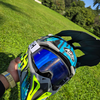 Casco de motocros airoh + ochiali no fox