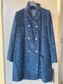 cappotto in persiano ecologico blu Max Mara