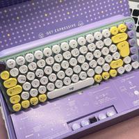Logitech Pop Keys lilla/gialla Layout DE qwertz Wi
