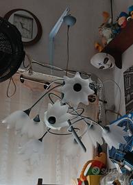 Lampadario retro' grigio