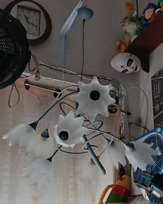 Lampadario retro' grigio