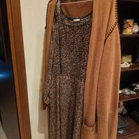 Abito + Cardigan lungo Fiorella Rubino