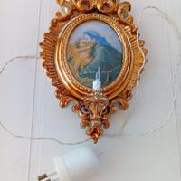 Antica cornice tabernacolo in legno dorato 