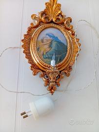 Antica cornice tabernacolo in legno dorato 