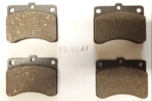 Serie pastiglie freno piaggio porter fd.0211