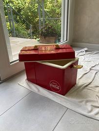 Ghiacciaia frigo portatile Coca Cola anni 70