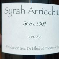Sirah Arricchito Solera 2009 20% alc