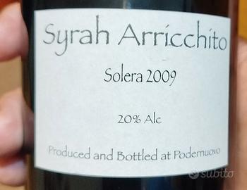 Sirah Arricchito Solera 2009 20% alc