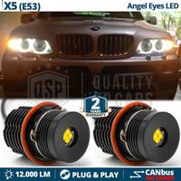 ANGEL EYES LED PER Bmw X5 E53 Luci Posizione CANbu