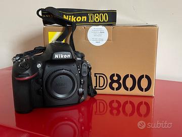 NIKON D800 + obiettivo