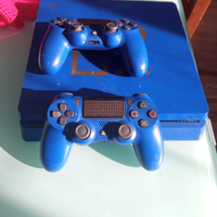 PlayStation 4 blu e Gold edition +5 giochi