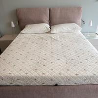 Letto con rete contenitore 160x190