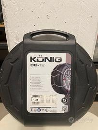 Catene da Neve KÖNIG CB-12 104 NUOVE MAI USATE
