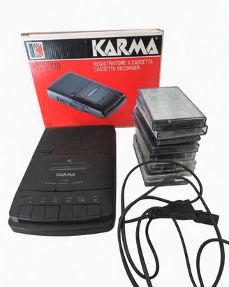registratore anni 80/90 + cassette 