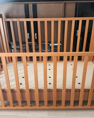 Lettino Foppapedretti Young Coccolo Legno co Ruote