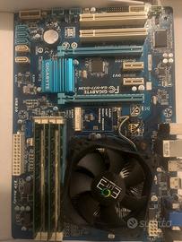 Blocco Scheda madre, processore Intel, ram 32 Giga