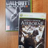 2 giochi Xbox 360 medal of Honor Call of duty