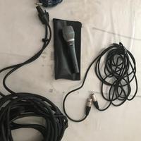 MICROFONO-SCHURE-MOD BETA 87+CAVI AUDIO-VIDEO-PRO