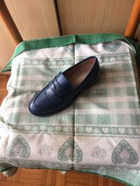 Mocassini donna NUOVI blu vera pelle Pittarello