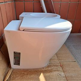 sanitari filoparete Globo Bowl+ 55x38 WC+bidet
