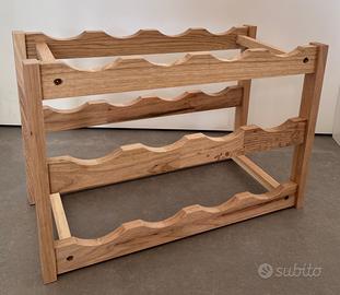 Portabottiglie in legno