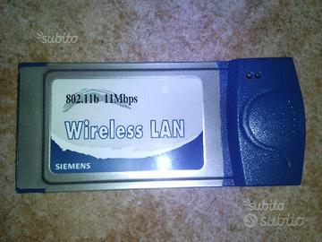 Scheda di rete Wireless SIEMENS PCMCIA 11MBps