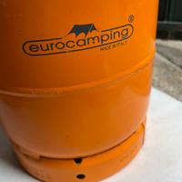 Eurocamping bombola gas gpl fornello campeggio