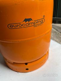 Eurocamping bombola gas gpl fornello campeggio