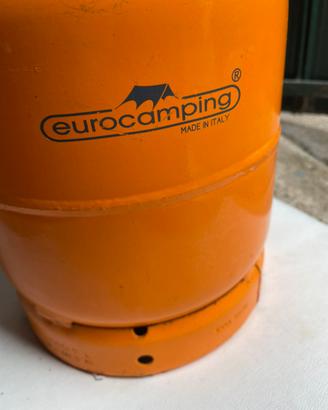 Eurocamping bombola gas gpl fornello campeggio