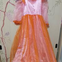 vestito carnevale fatina bambina 3/4 anni 