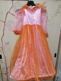 vestito carnevale fatina bambina 3/4 anni 