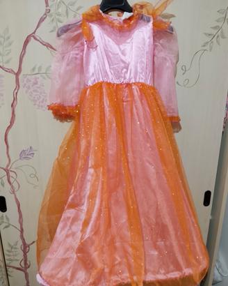 vestito carnevale fatina bambina 3/4 anni 