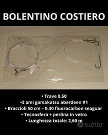 terminali bolentino leggero costiero antigroviglio