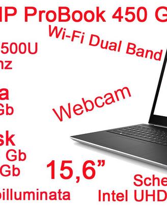 NB Notebook 450 G5 i7-7500U 16Gb SSD 256+ 500 Gb