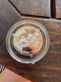 Moneta commemorativa Cristoforo Colombo