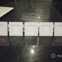6 faretti LED Ultra Slim da incasso