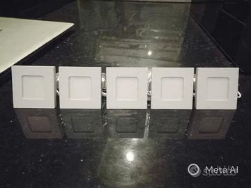 6 faretti LED Ultra Slim da incasso