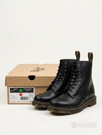 Anfibi Dr. Martens 1460 Black Smooth - Taglia 43
