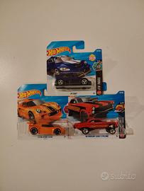 Set 3 modellini hot wheels