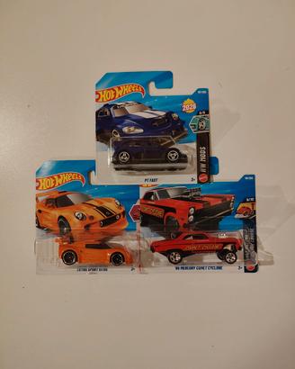 Set 3 modellini hot wheels