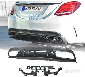 DIFFUSORE MERCEDES CLASSE C W205 15-21 LOOK C63 ED