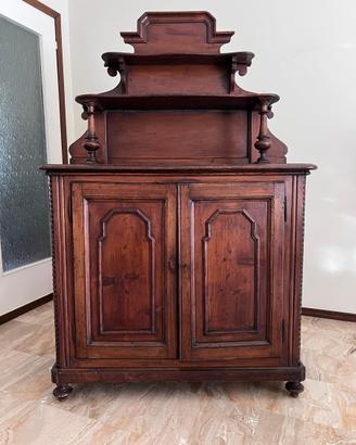 Credenza con piattaia fine ’800 restaurata