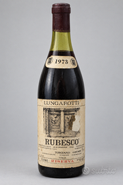 Vini Rubesco Riserva 1973 Nebbiolo 1975 + altre 3