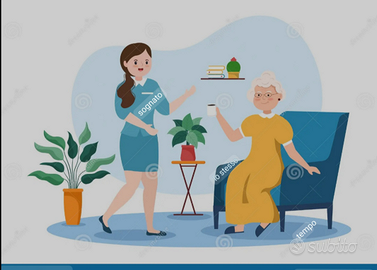 Assistente familiare compagnia persona anziana