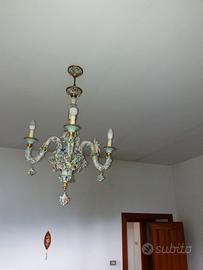 Lampadario Capodimonte 