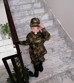 Vestito carnevale militare